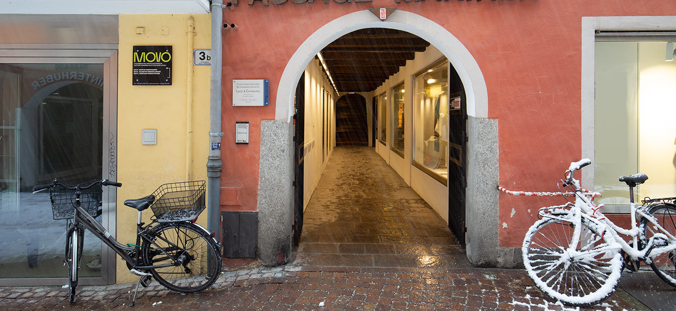 Eingang Hintergasse Bruneck